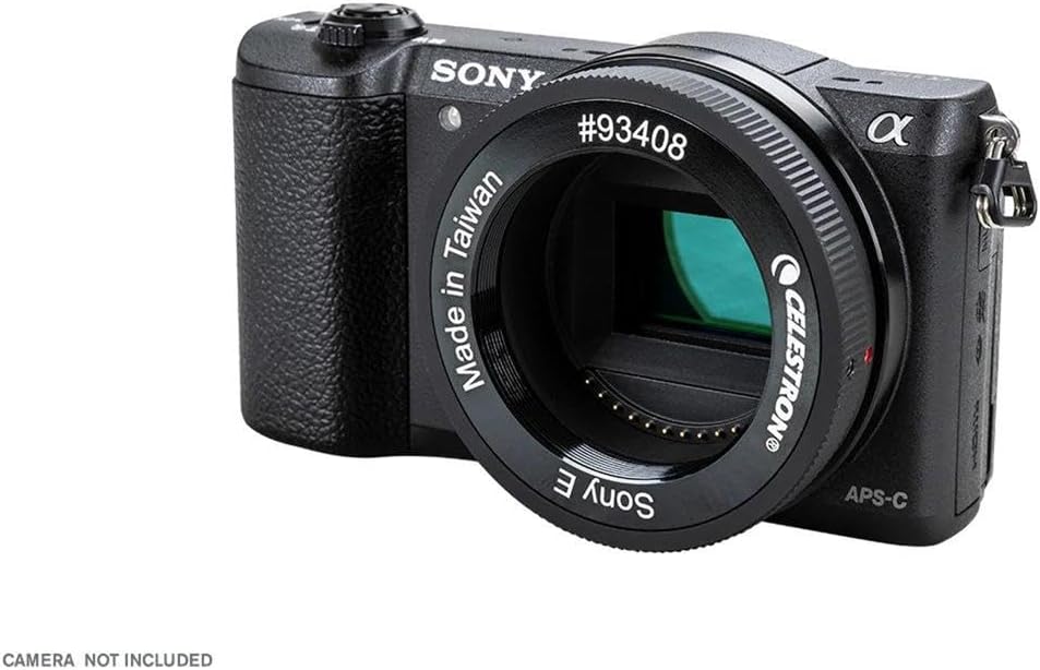 42mm Celestron Sony E Mount T-Ring with Diameter Thread - for Terrestrial and Celestial Imaging, Compatible with Sony