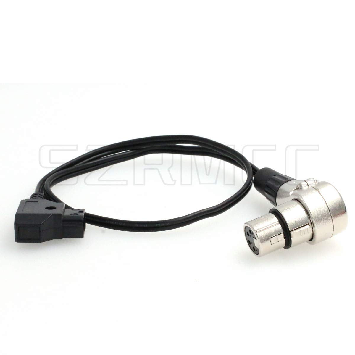 SZRMCC 4 D-tap to XLR Pin Female Power Cable for DSLR Camcorder LED Flash Light ARRI Alexa Camera Monitor (Straight