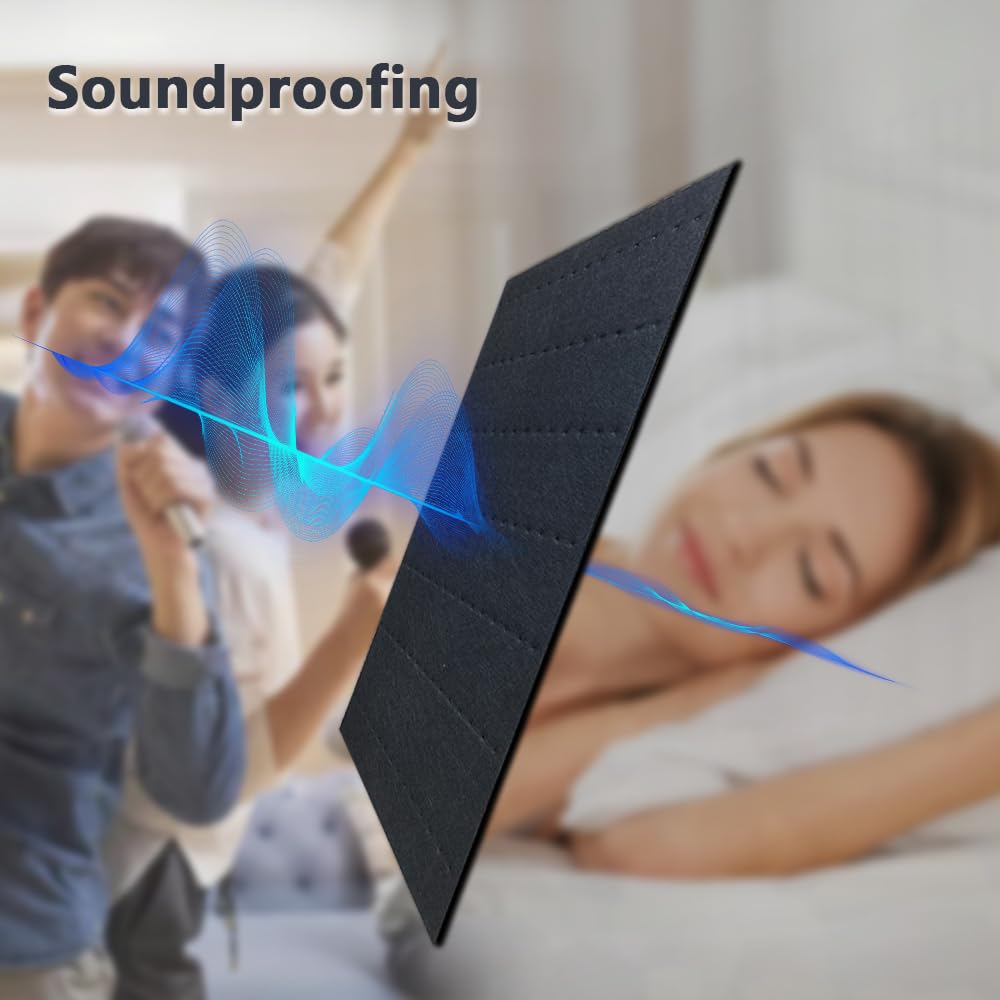 3D Fluted Sound Absorbing Acoustic Wood SLAT Wall Panels | Wall Panels for Interior Wall Decor | Luxury Wood Veneer Panel | 94.48 * 23.62in | 2PCS Coverage | Matte Black