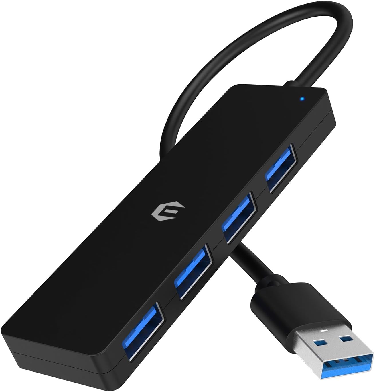 Tymyp 4-Port 3.0 3 USB Hub, USB Hub Ultra Slim USB Splitter for Mac Pro/Air, iMac Pro, Mac mini/Pro, Dell, HP, Surface