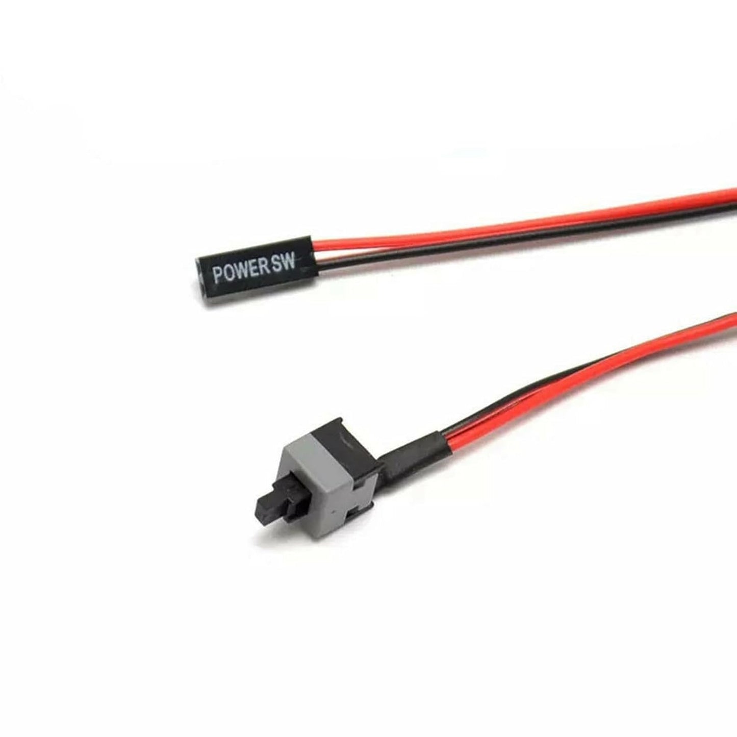 Reset 2Pin PC Power, PC Passthrough Motherboard Power, Jumper Switch for ATX Chassis, Power Switch Cable for PC