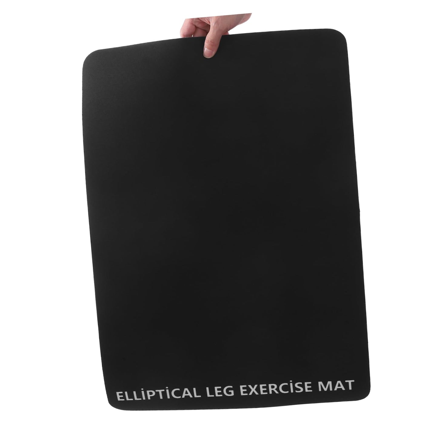 ifundom Non-Slip Shock-Absorbing Mat for Treadmills Vibration Dampening Floor Protector Black PU Exercise Equipment Mat for Home Gym