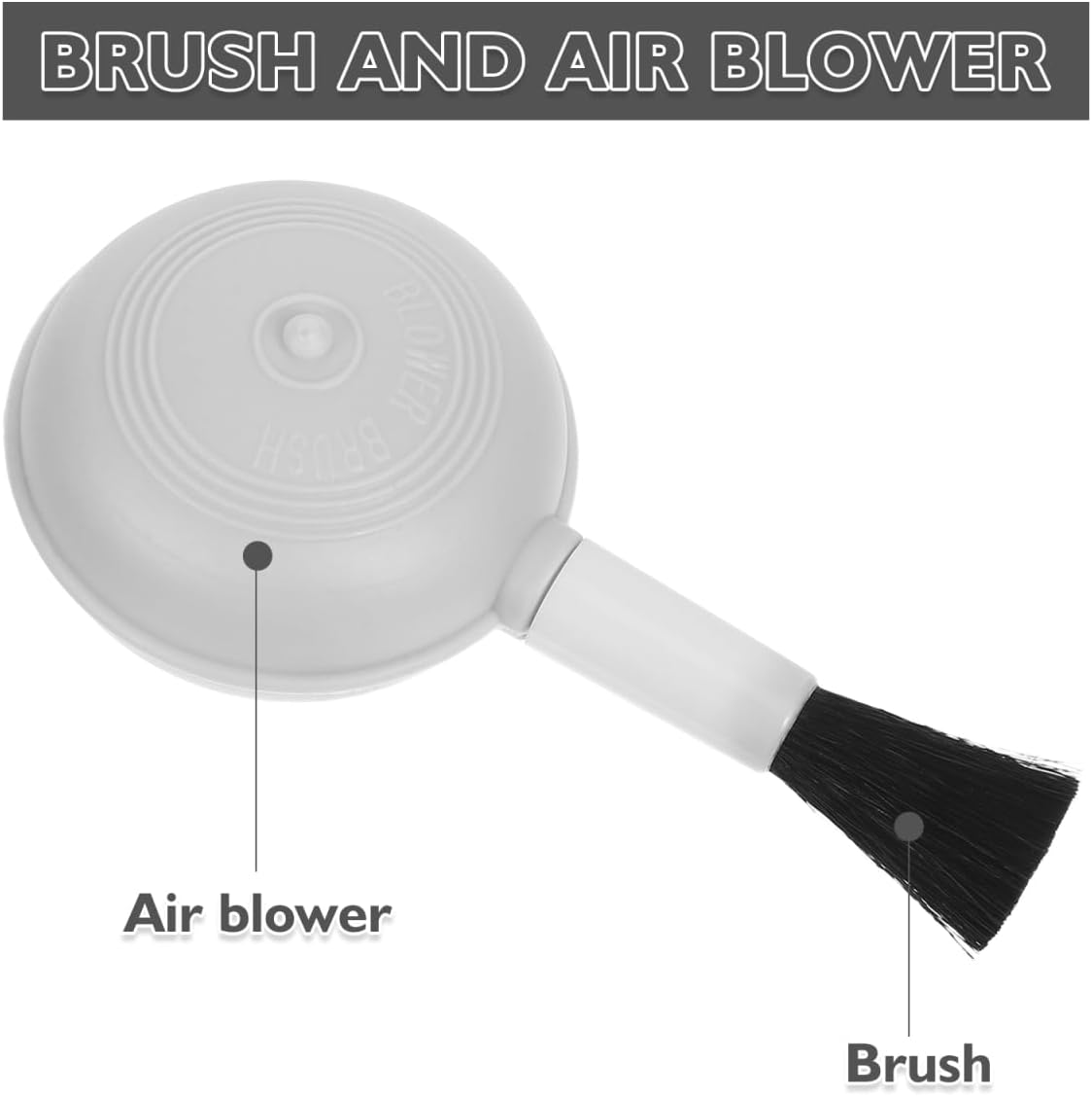DIYEAH Set Cleaning Brush - Lens Air Blower and Dust Remover for DSLR Cameras Mobile Phones and Electronics