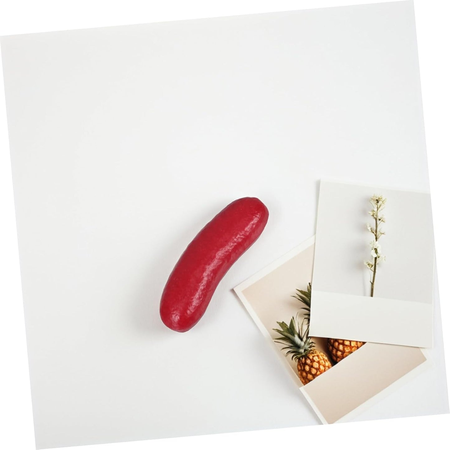10 Pack HEALLILY Artificial Hot Dog Models Realistic Hollow Sausage Props for Food Photography Kitchen Display