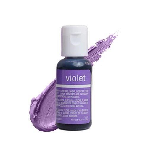 Chefmaster Violet Liqua-Gel® Food Coloring - Vibrant, Fade-Resistant Dye for Icing & Fondant | 0.70 oz