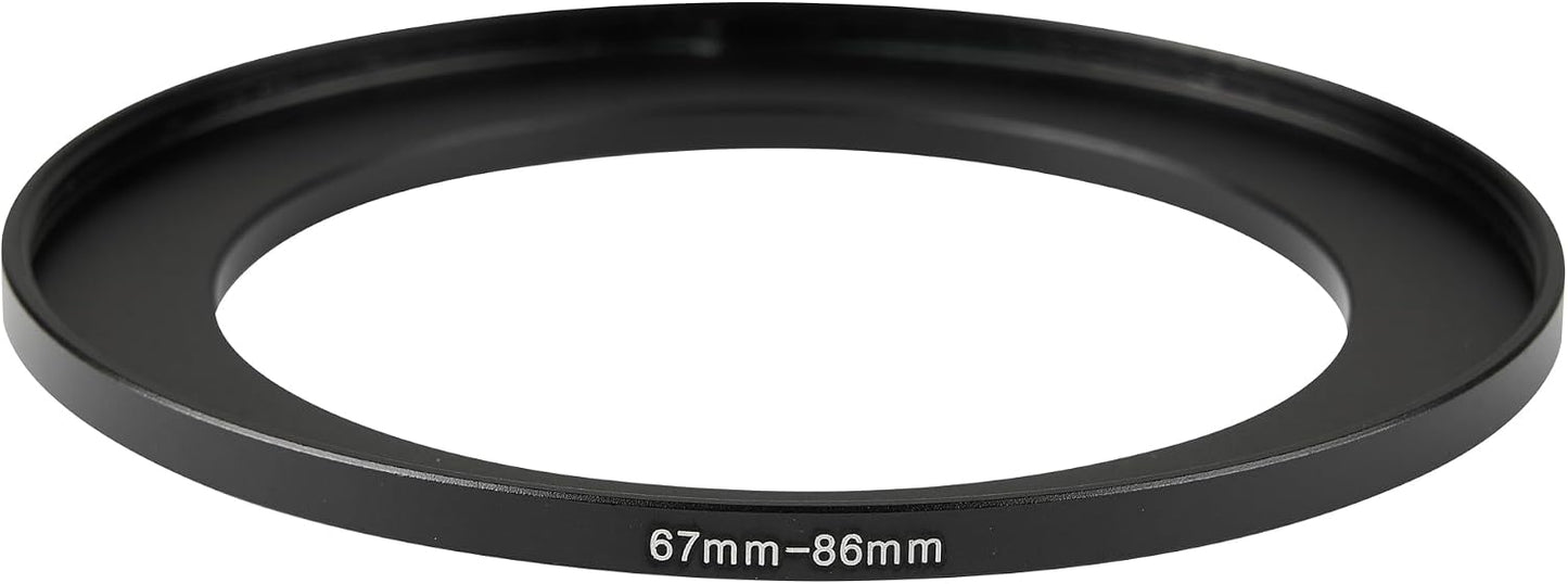 JOYTOLIN 67-86mm Metal Step-Up/Down Ring Adapter Compatible with Mirrorless Cameras DSLR Lens, UV CPL ND Filter Thread