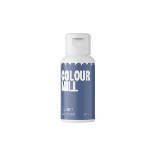 Colour Mill Oil-Based Food Coloring - Denim Blue | 20 Milliliters (0.68 Fl Oz) for Vibrant Baking