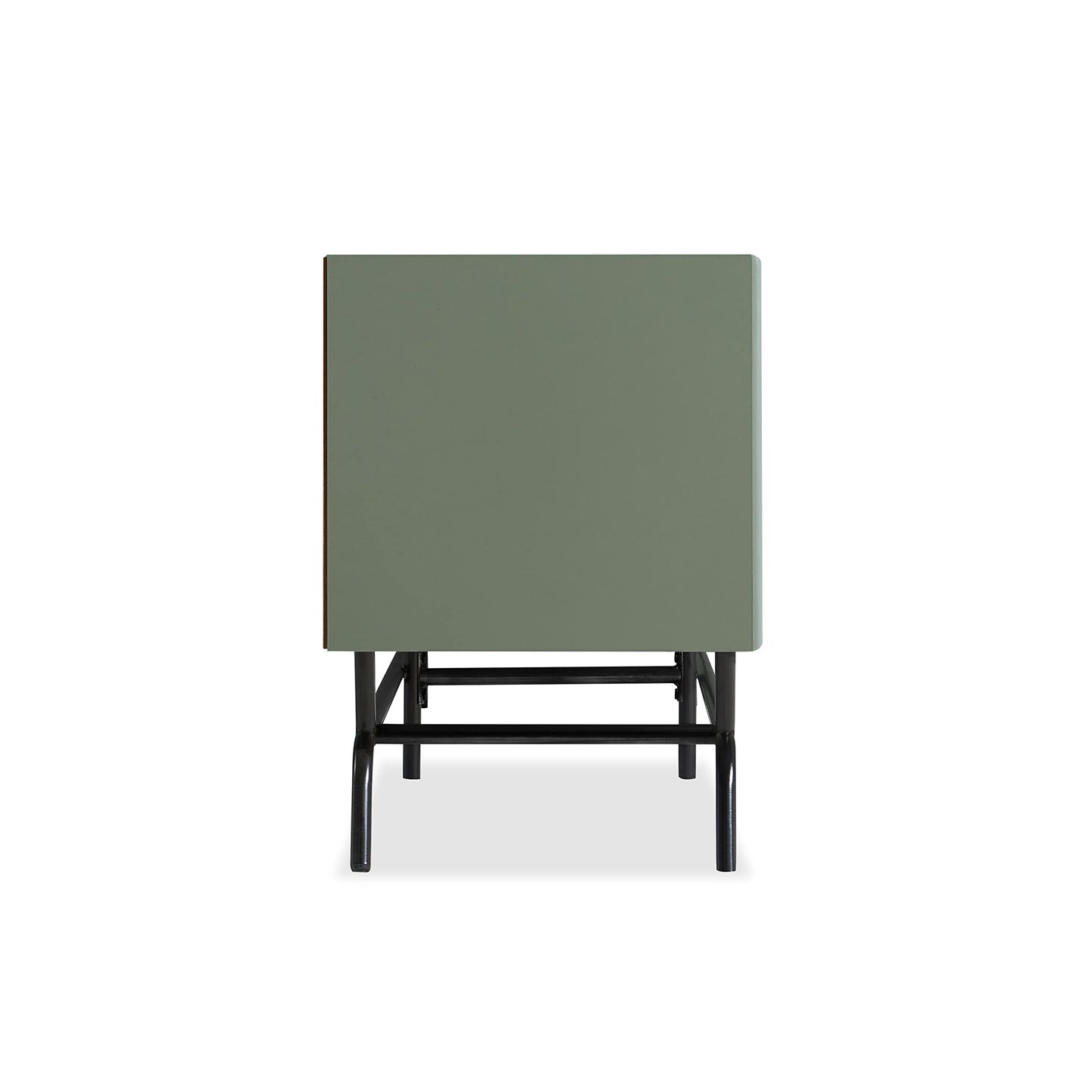 24/7 Shop at Home Quin Modern TV Stand with Storage Drawers, Media Console Cabinet, Entertainment Center for 65 inch Television, Unique Living Room Furniture, Sage Green