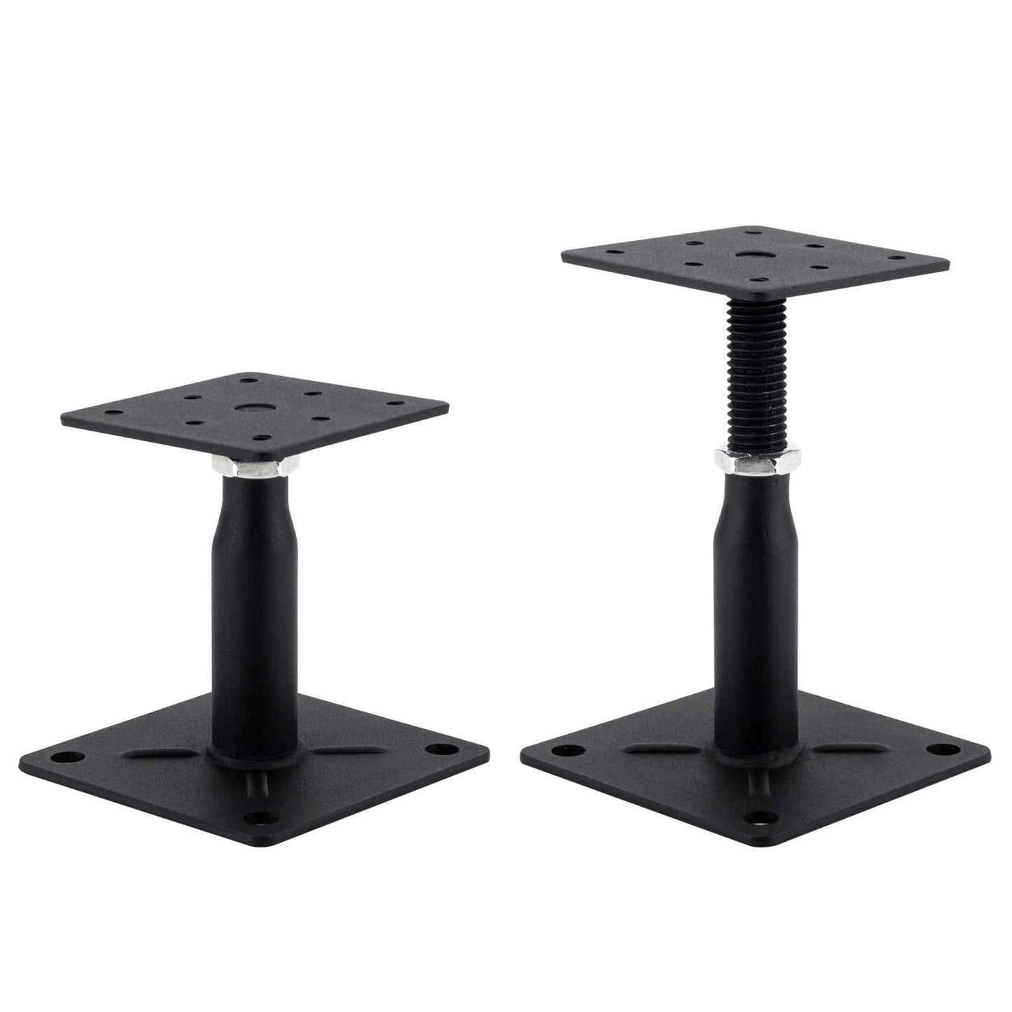 2 Pack Adjustable Support Jack for The Floor, Deck Foundation,RV Step Stabilizer,Mini Screw Jack- Post 4" to 7"
