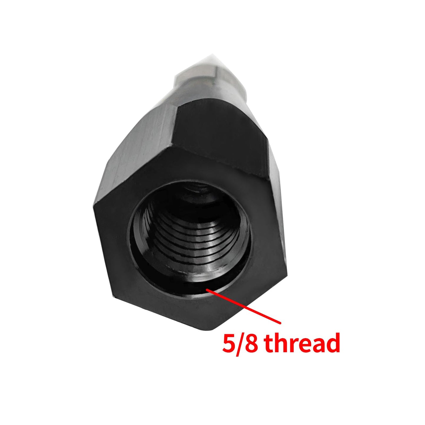 3 PCS Replaceable Steel Tip for GPS Prism Pole Thread Sharp Point 5/8" x 11 TPI for Surveying Rod Prism Easy Installation