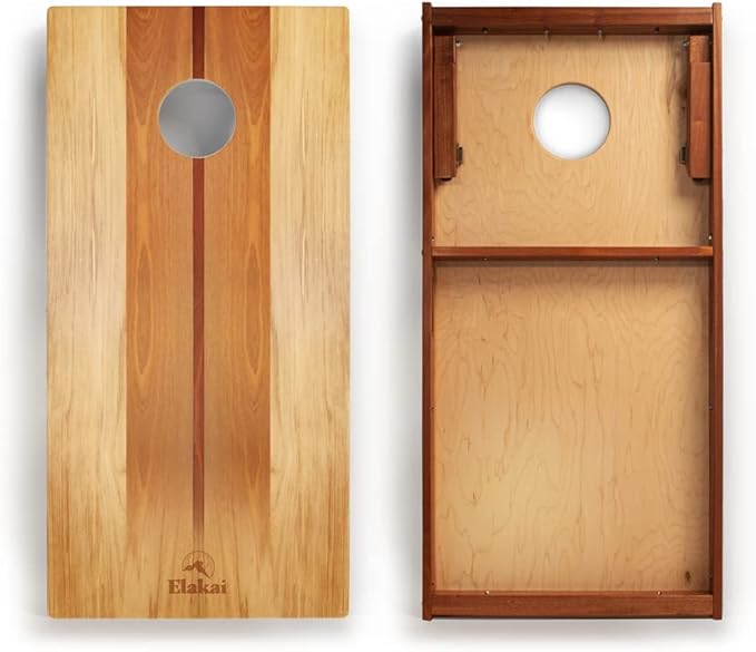 Elakai Retro Woody Series Premium Regulation Cornhole Boards 2x4