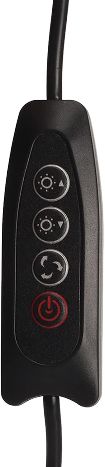 ChiweiJ 3 10 Dimming Webcam Light USB Powered Mini Video Light with Colors and Modes, Flexible Rotatable LED Light
