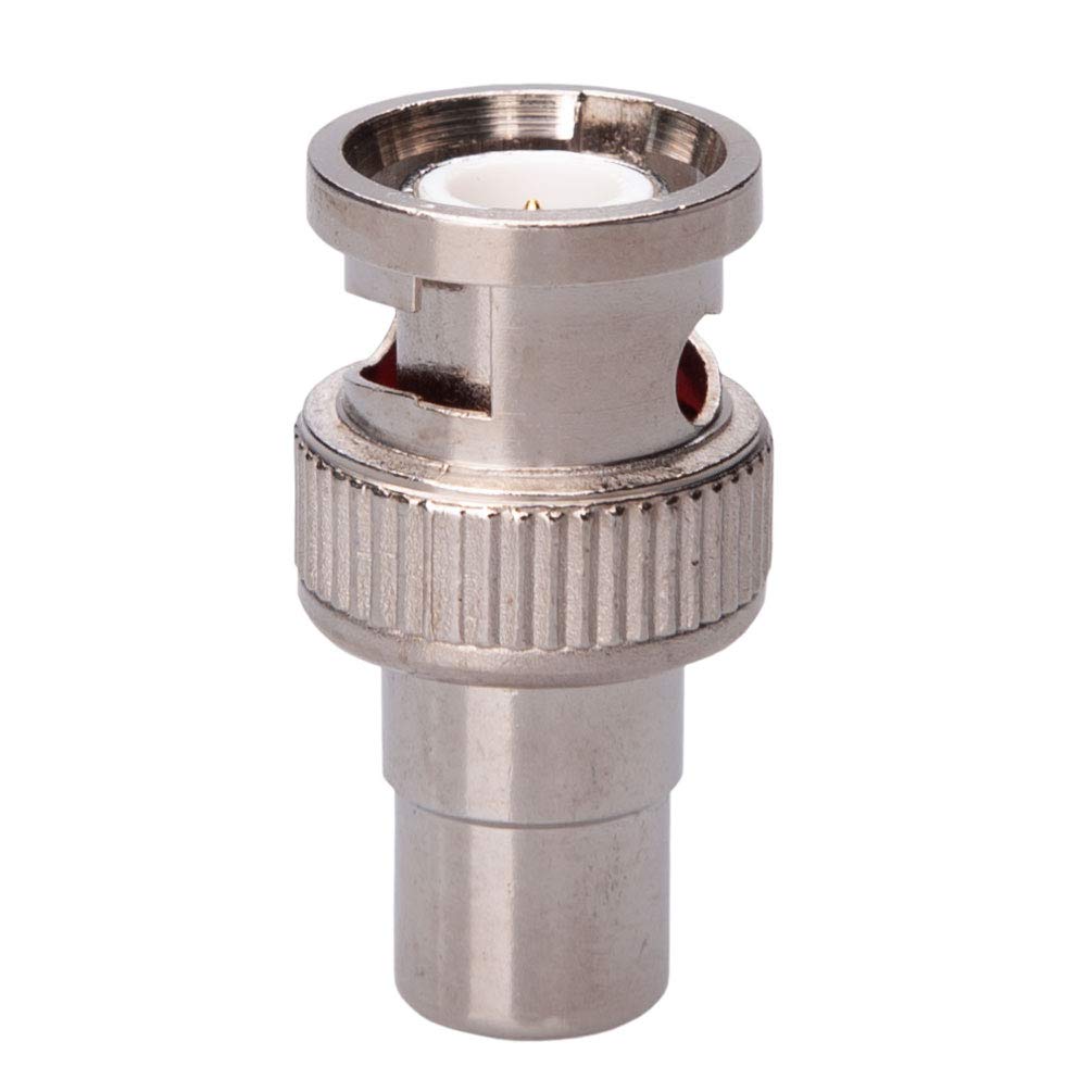 Keple BNC Male to RCA Female Phono Adapter CCTV Power Coax Coaxial Coupler Connector Plug Adaptor Compatible with CCTV