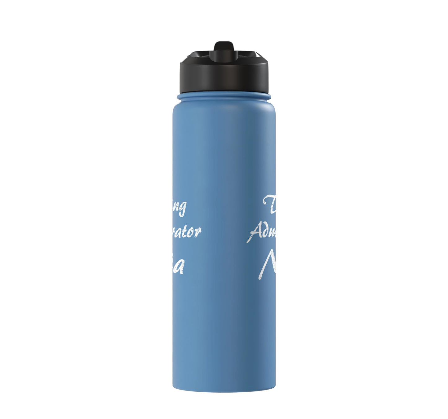 Training Administrator Tshirt Job Occupation Funny Work Stainless Steel Insulated Water Bottle