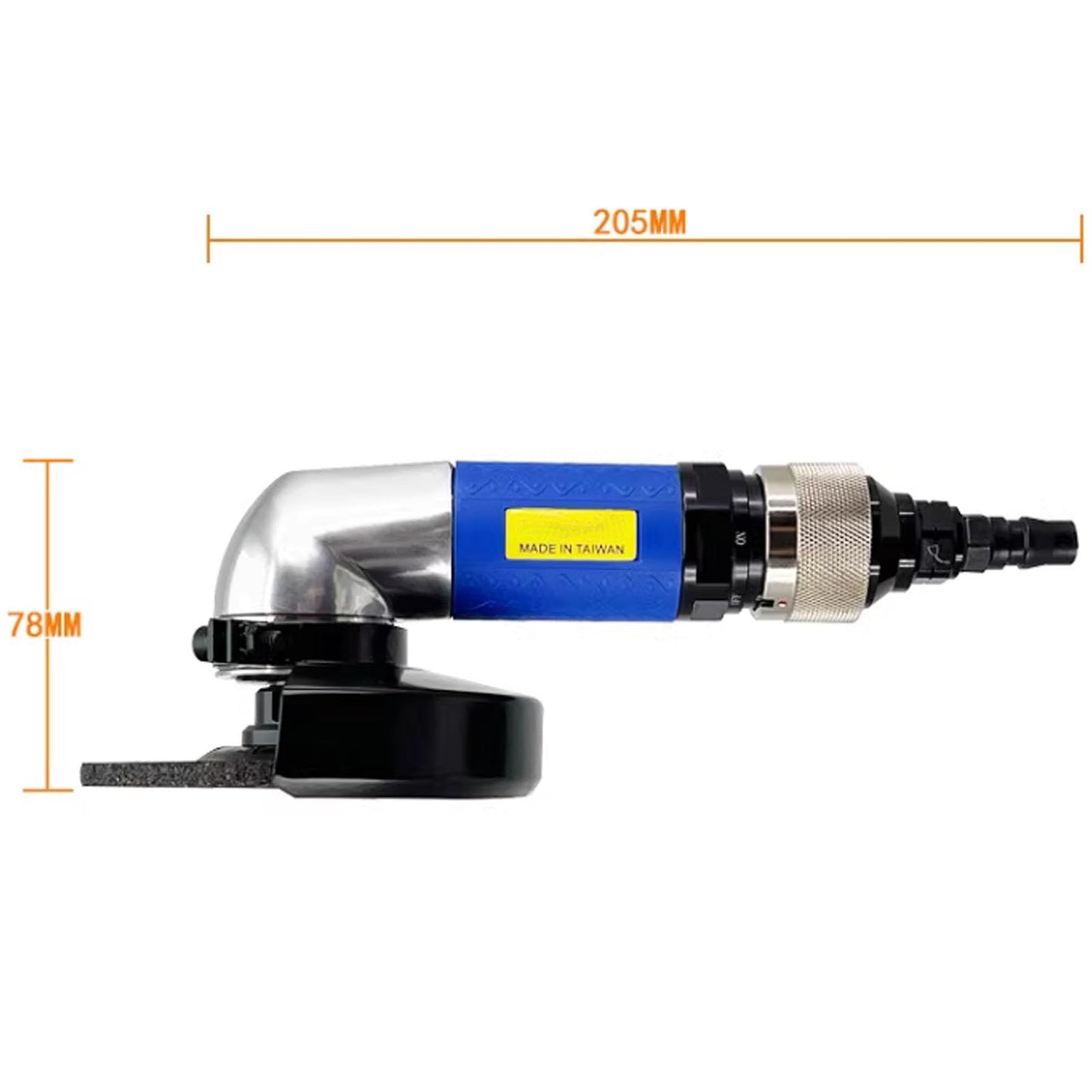 MAGW-40 Pneumatic Angle Grinder 4" Straight Grinder Chassis 100MM Grinder