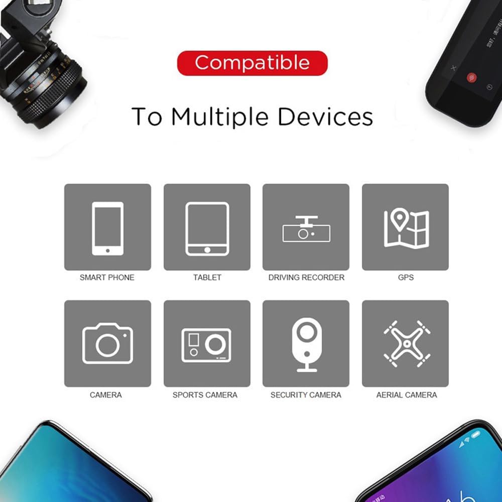 funxwe 32GB TF Card Flash Memory Card with SD Adapter, Ultra High Speed Memory TF Card