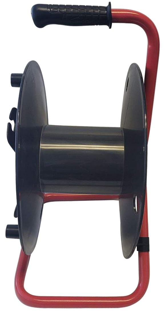 Audio2000'S ADC271C Deluxe Portable Cable Reel/Cord Reel, Capacity: 720 feet of 6mm Cable/Cord