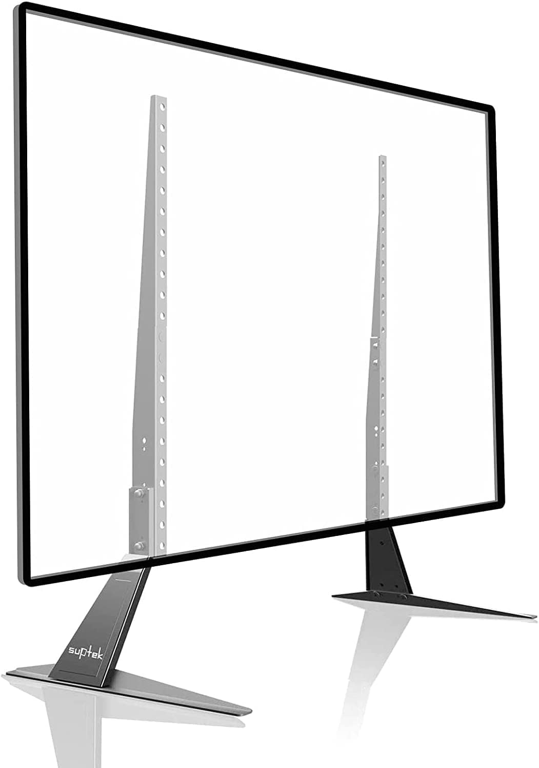 suptek 22-65 inches 800x400mm 110lbs Universal TV Stand Table Top Replacement TV Legs for LCD Flat&Curved Screen TV