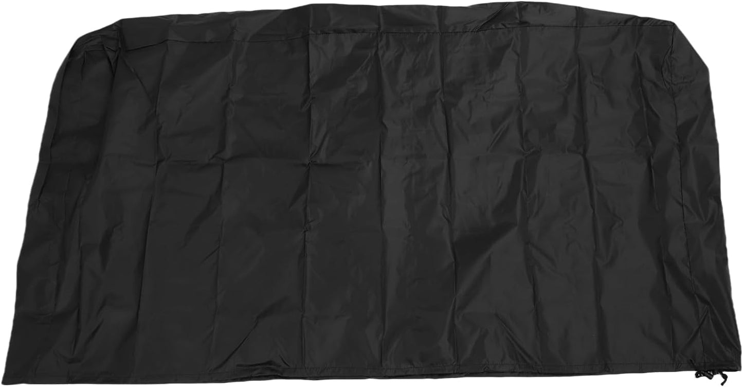 210D 25.5cm/10.04in CHICIRIS Outdoor TV Stand Cover, Rainproof Dust Proof TV Cover with Elastic Band for Patio Yard