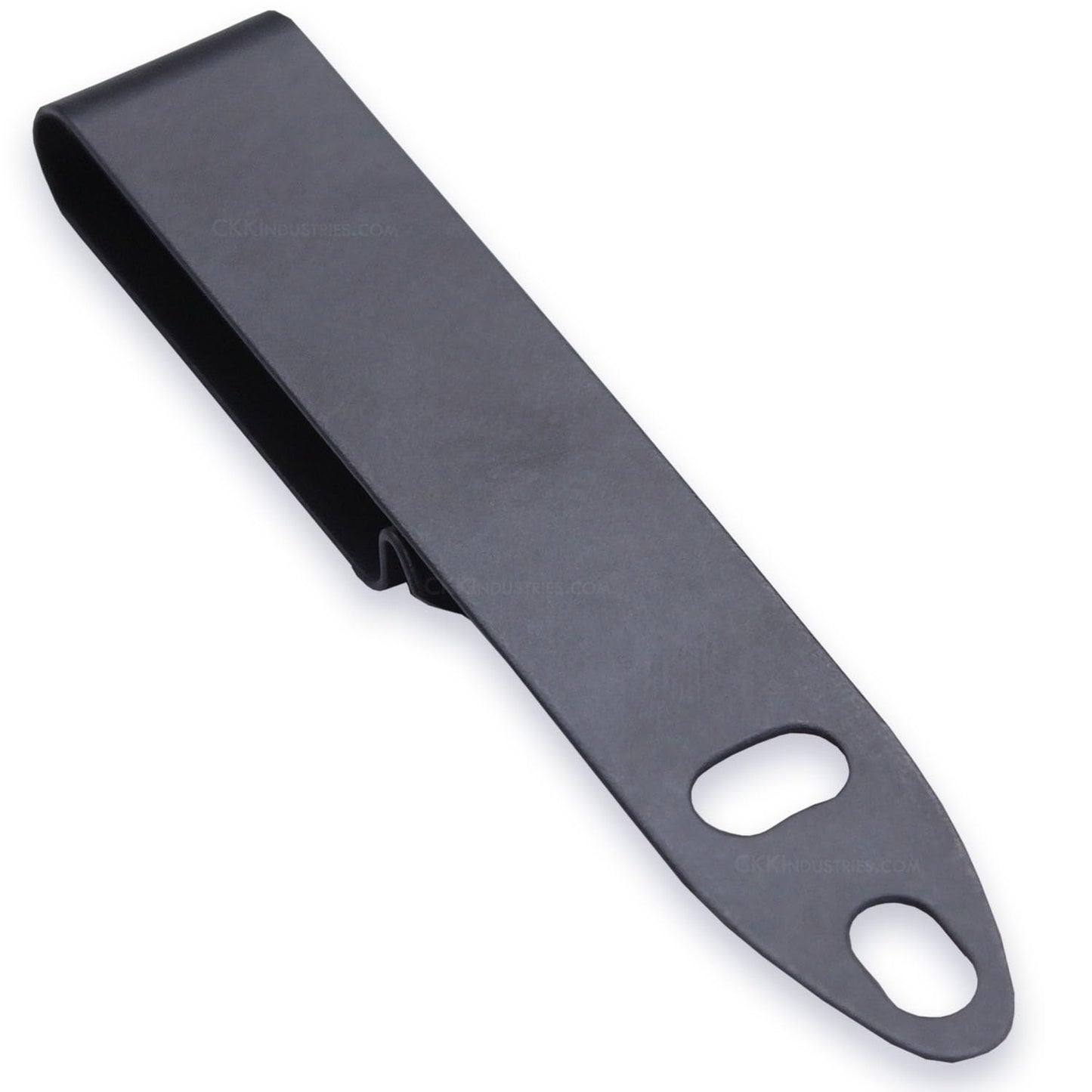 DCC 1 Series Metal Belt Clip - (SHS Model) - (Fits Up to 1.50 Inch Belts) - (Gray) - USA Made - Spring Steel Clip with Cant Adjustable Slots - Corrosion Resistant Finish - Secure IWB Carry