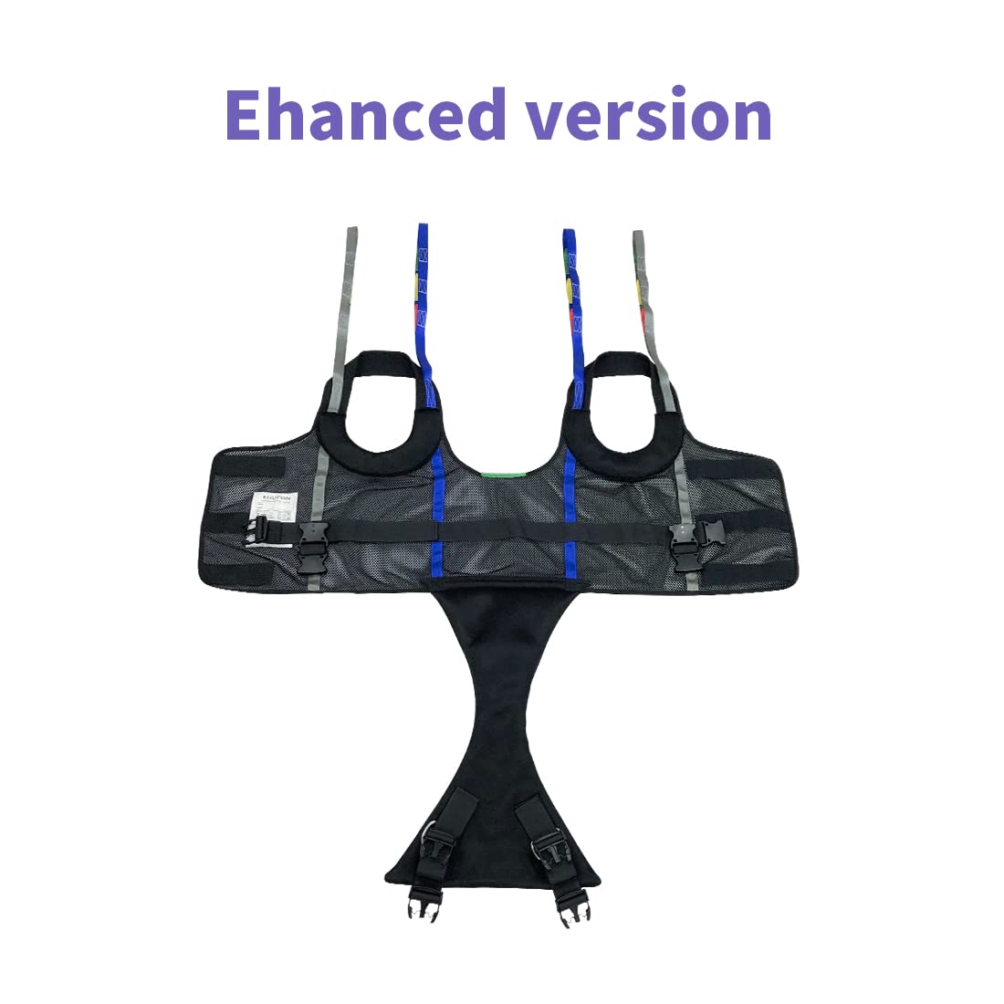 Ehucon Comfort Padded Patient Lift Walking Sling,Portable Standing Harness to People/Handicap for Ambulating Support Training,500 lbs Safety Loading(Small)