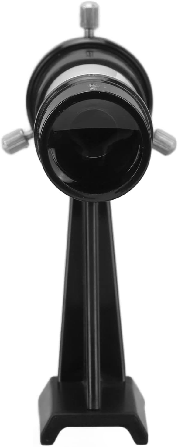 ASHATA 5x24 Finder Scope Mounting Bracket with Two Holes, Cross Hair Reticle Viewfinder, Adjustable Focusing Wheel