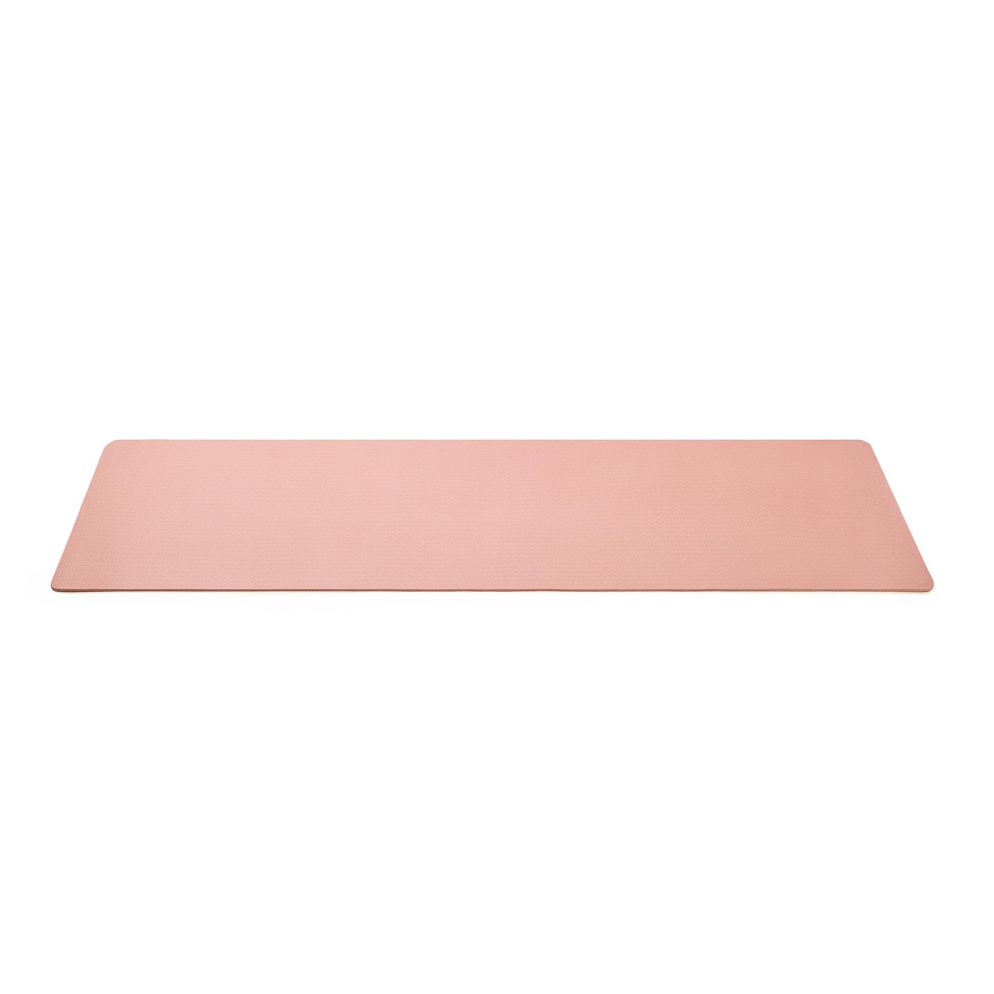 Amazon Basics 0.25-inch Thick TPE Exercise Yoga Mat with Carrying Strap, Rose