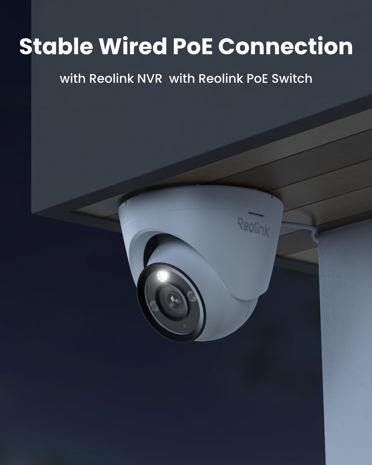 REOLINK 12MP PoE IP Camera Outdoor, 97° Wide Angle Dome Security Camera for Home Surveillance, Human/Vehicle/Pet Detection, 700lm Color Night Vision, 2 Way Talk, Up to 512GB microSD Card, RLC-1224A