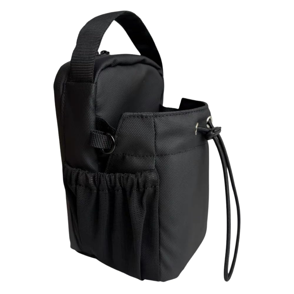 YOXCAN Magnetic Gym Bag Strong Magnetic Water Bottle Carrier Holder Durable Waterproof Fitness Organizer Workout Bag Gym Magnetic Accessories Bag Sleeve for Men Women (Black)