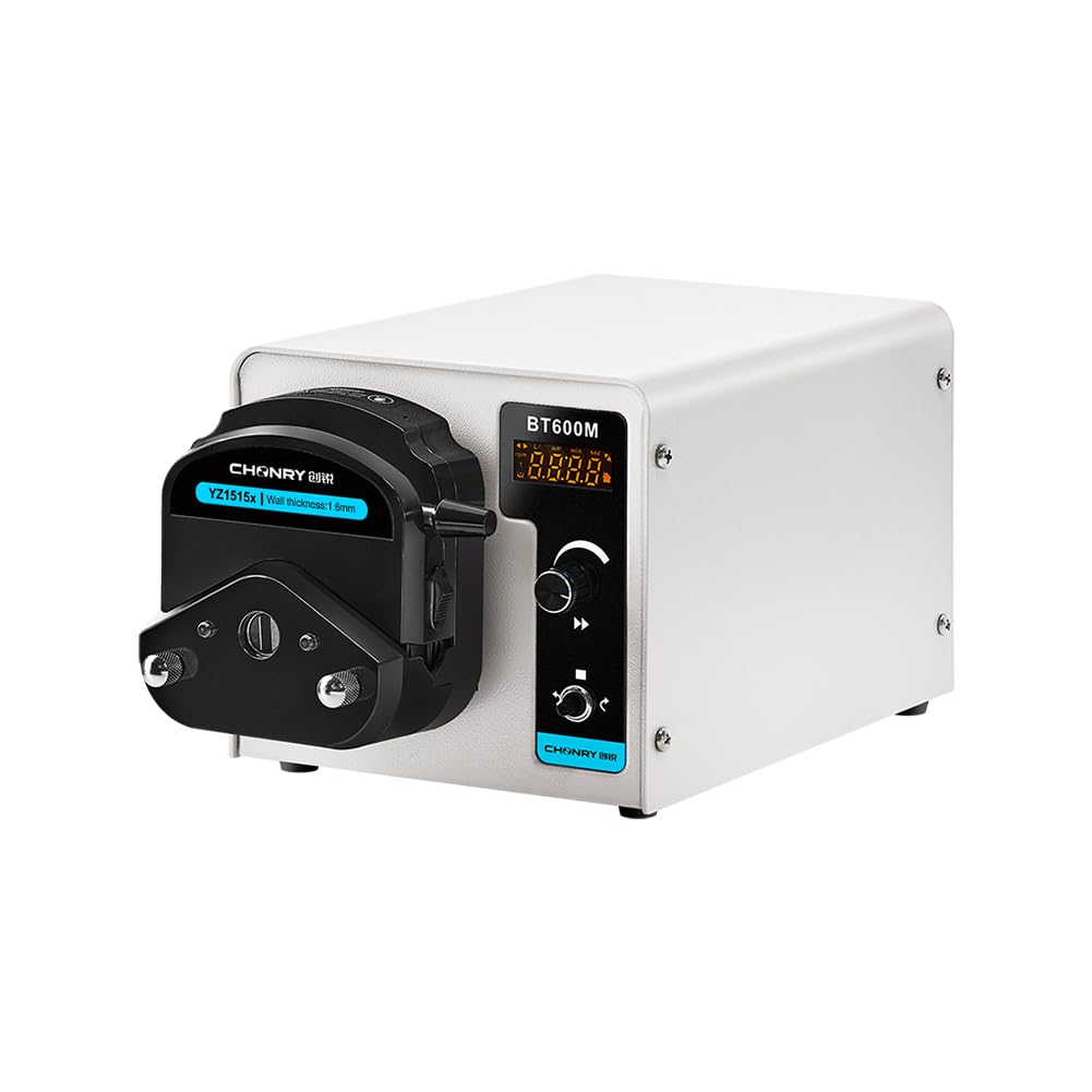BT600M/YZ1515x Max 2L/Min Peristaltic Pump Basic Transfer Liquid Oil Adding Reagent Dosing Pump for Mining Wastewater Treatment Laboratory 110V-220V (110V)
