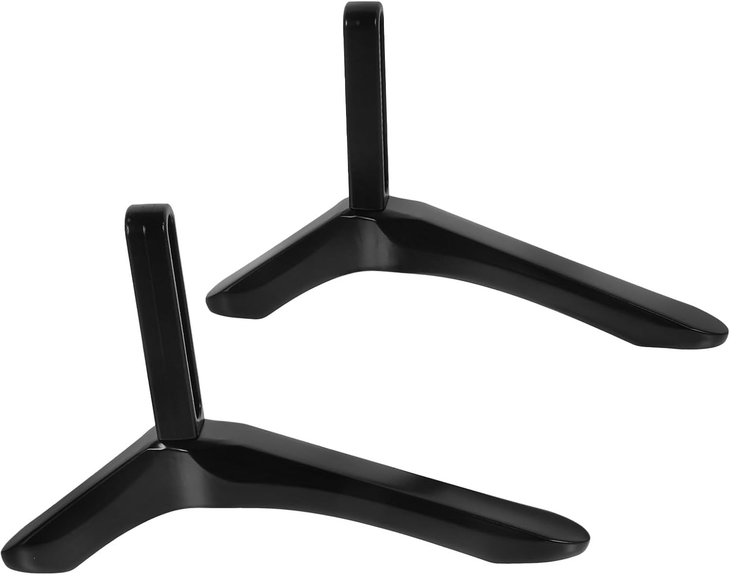 GARVALON Stable TV Support Base Stand with Screws - Replacement Pedestal Feet for Living Room Furniture
