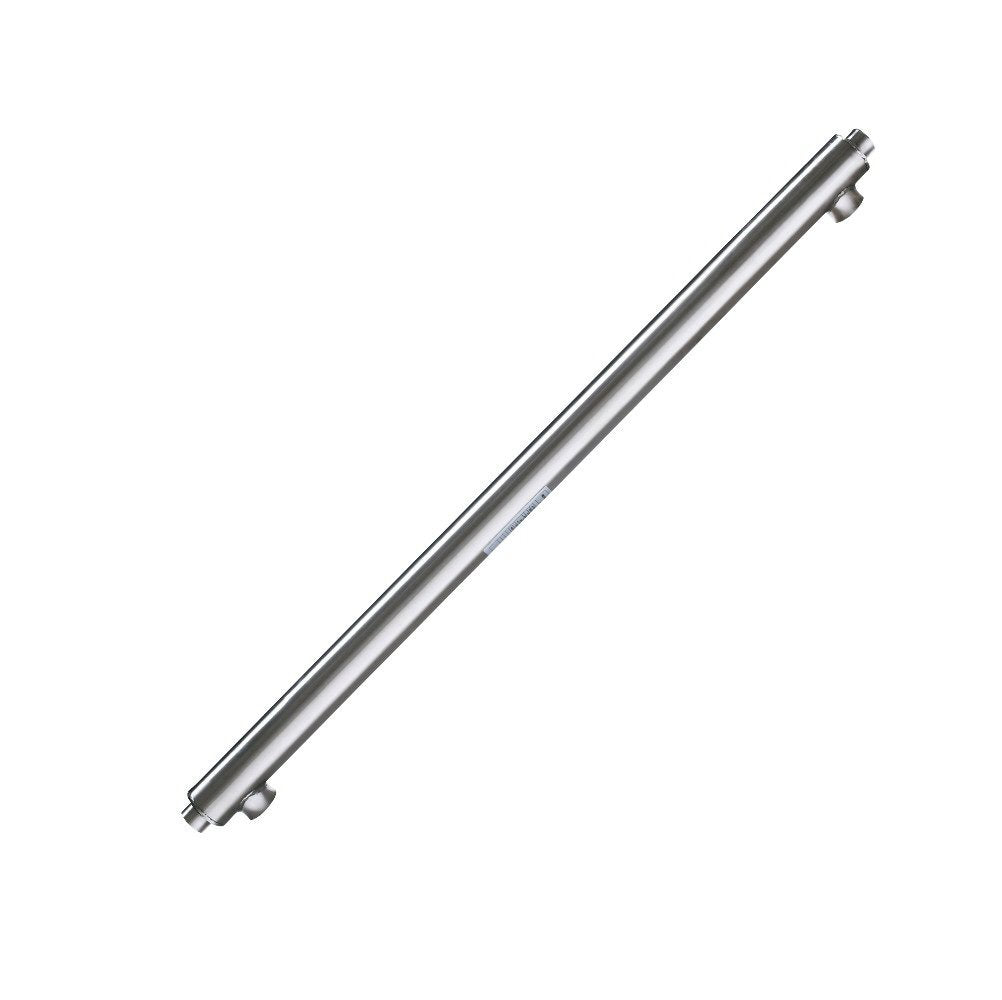 WiseWater 38'' Side Arm Heat Exchanger Single Wall Fin Heat Exchanger Fin-Enhanced Stainless Steel 304 1"FNPT Water Heater and 3/4" FNPT Cold Water 23,000 Btu/hr