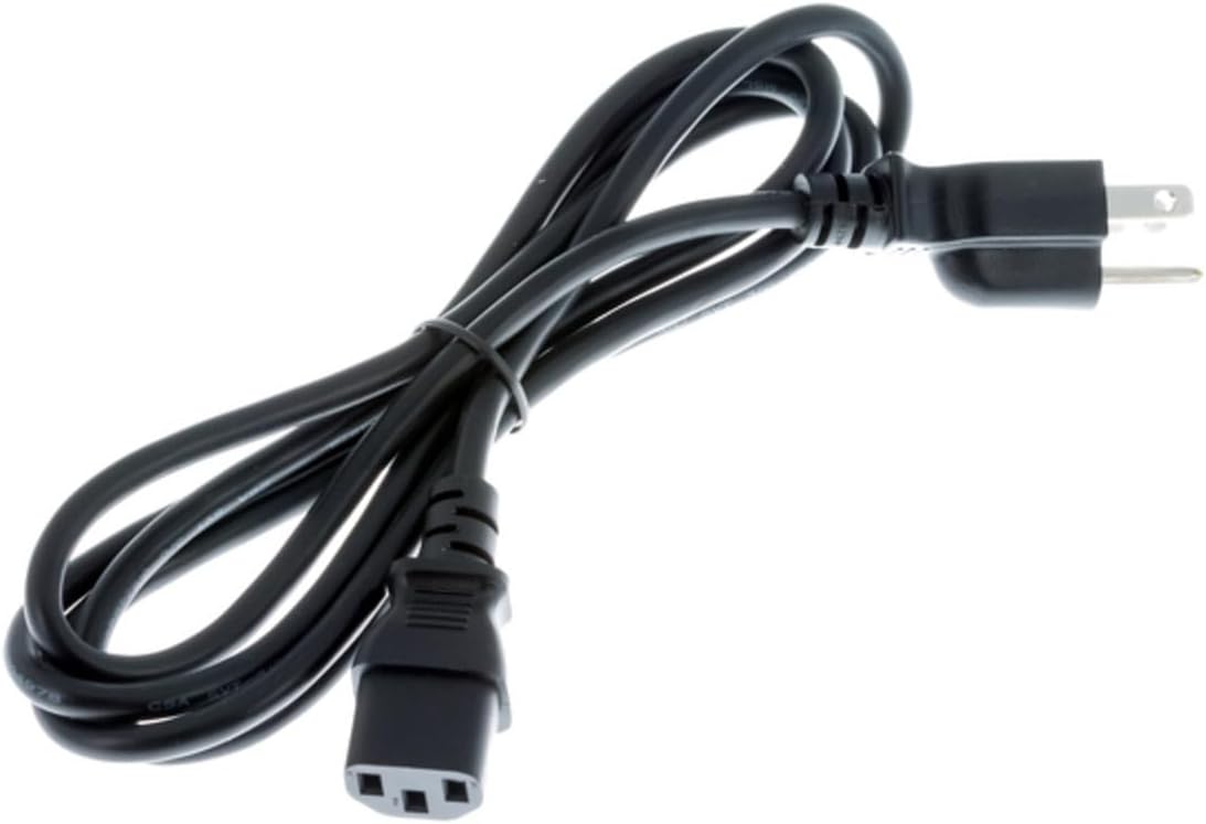 CablesAndKits 2ft C14 C13, 18 10A 250V AC Power Cord IEC to AWG, Computer Power Cable Extension for PC, Monitor