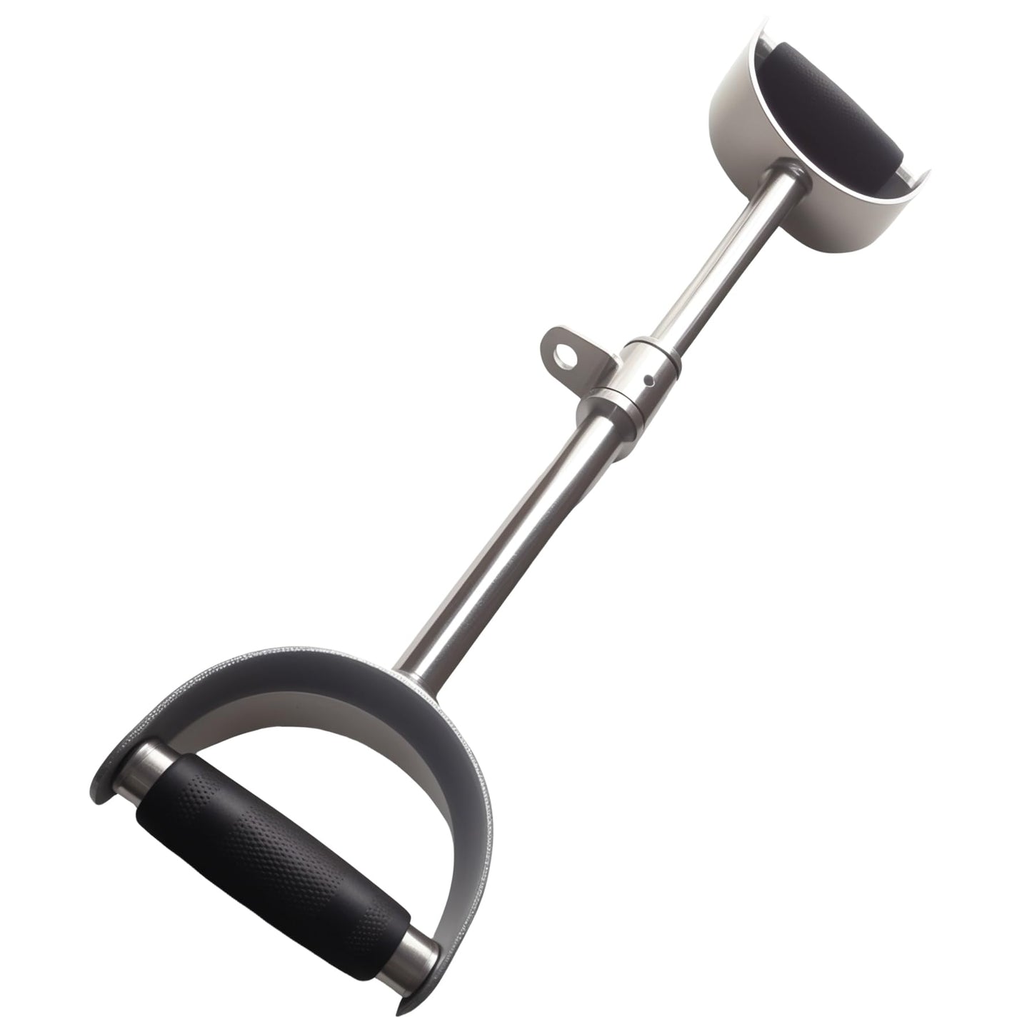yuhqc LAT Pull Down Bar Press Down Bar Cable Machine Attachment Multi Gym Attachment Solid Steel Tricep V-Bar (24 Inch)