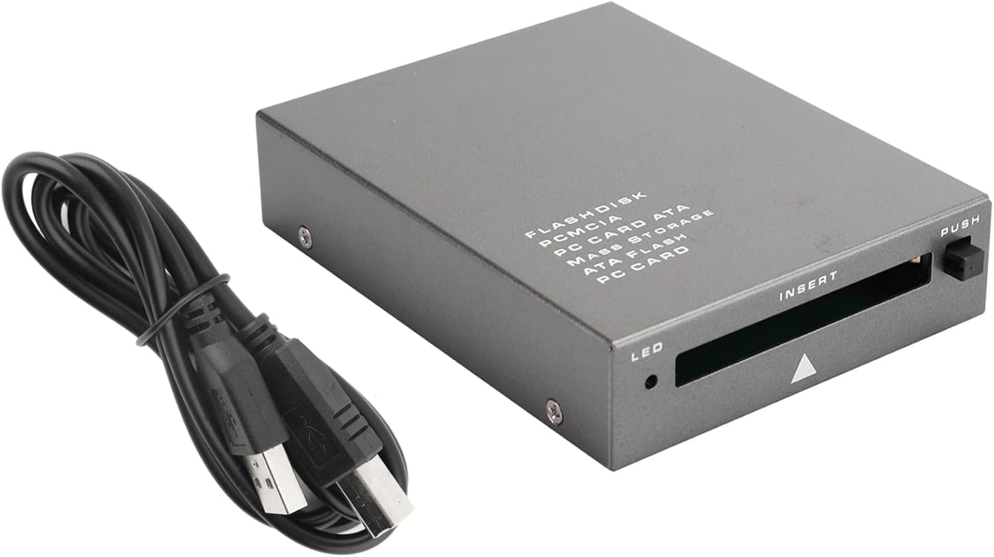 Lelukee ReaderUSB2.0 PCMCIA Reader68PIN PCMCIA 2.0 PC Card Interface Card ATA Flash PC Card to USB Industrial Grade
