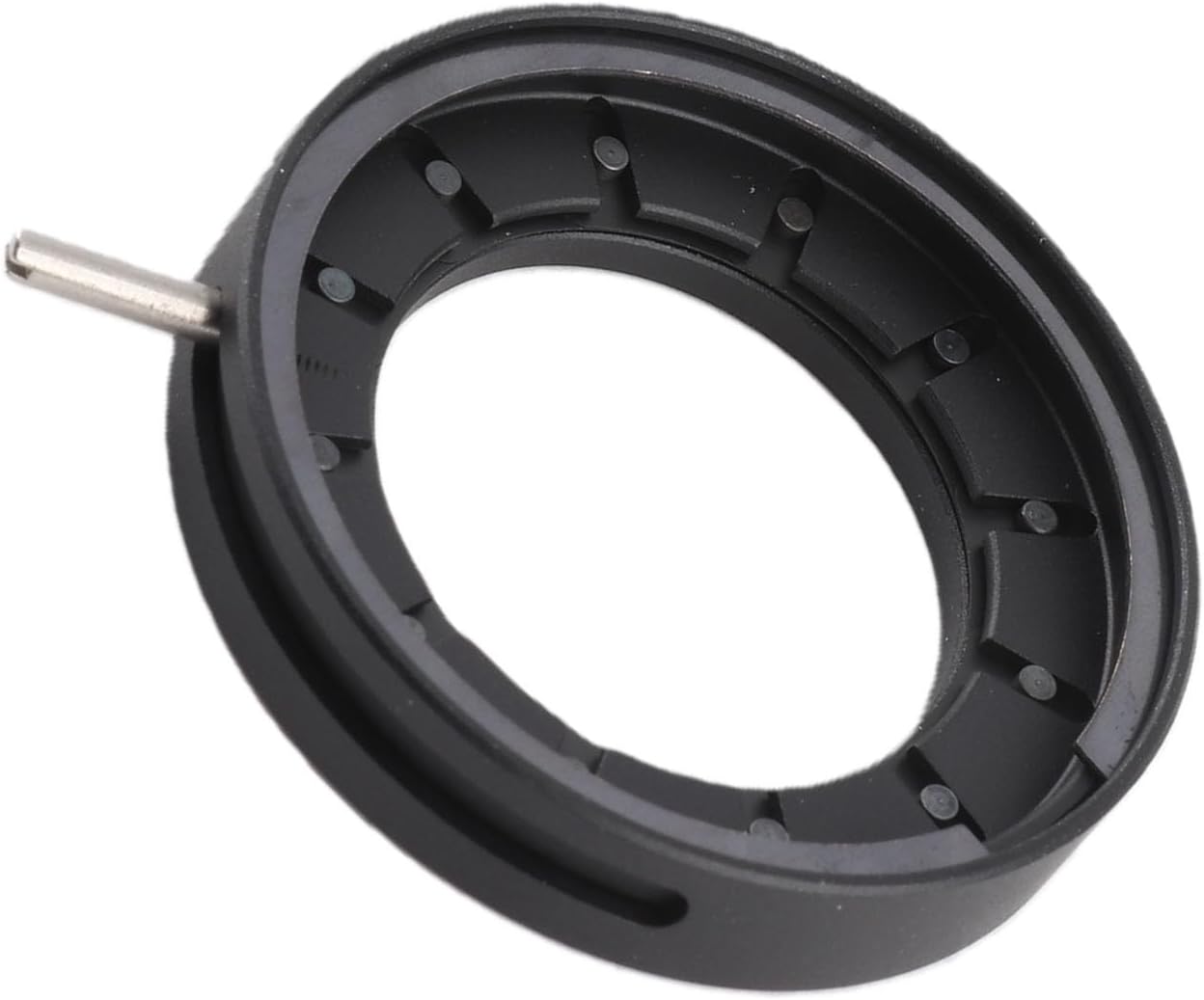 Estink 1.5-23mm (SK23) Adjustable Aperture Diaphragm, Metal Microscope Adapter Aperture Adjustable Lens Optical