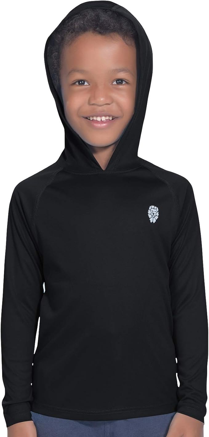 Hoodies for Boys Outdoor Recreation Shirts - Youth Athletic Tops Sun Protection UPF 50+