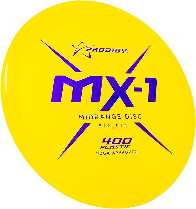 Prodigy Disc 400 MX-1 | Very Overstable Disc Golf Midrange | Handles Any Wind or Power | Consistently Overstable in Any Conditions | Durable & Gummy 400 Plastic | Colors May Vary