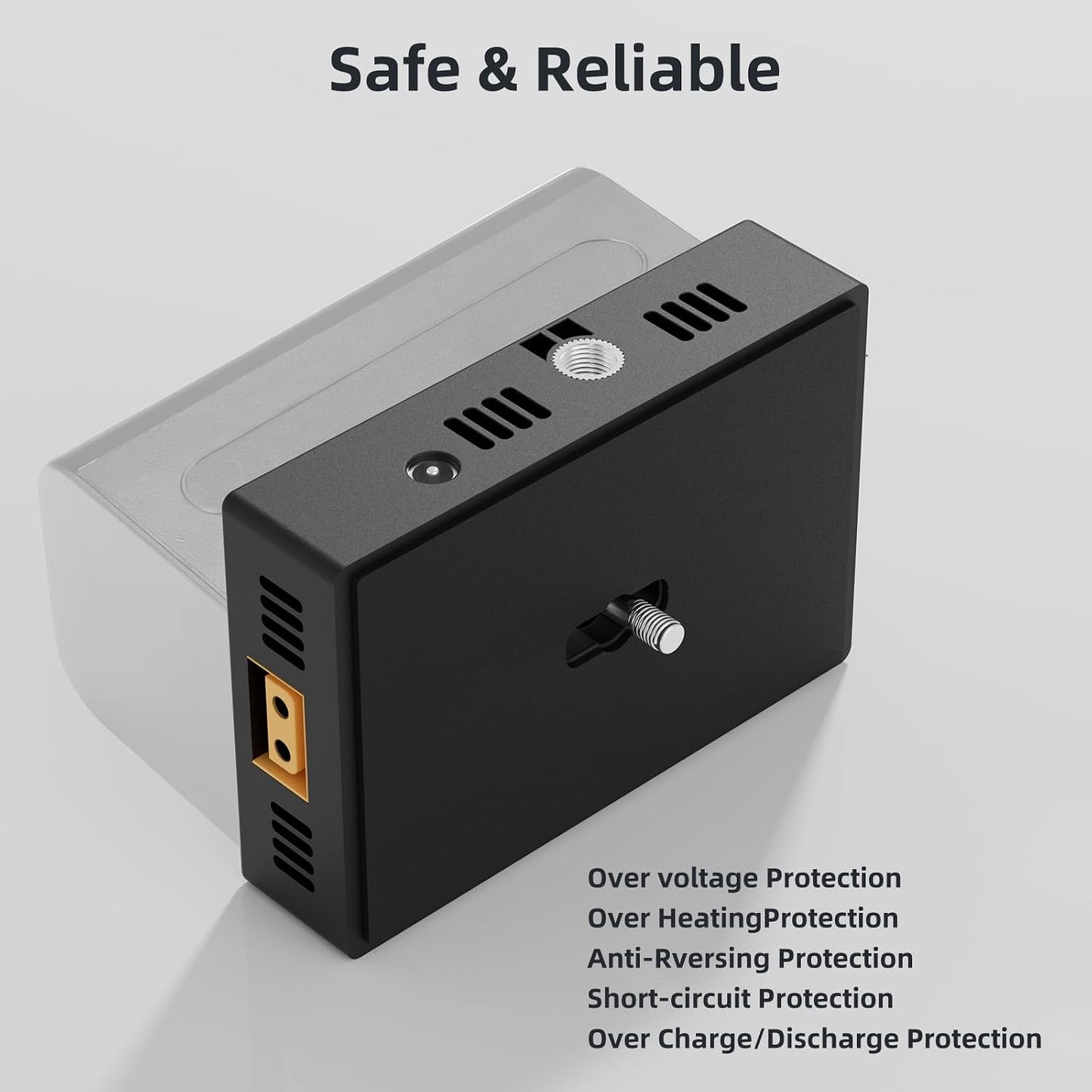 F1TP 12V/16.8V/5V NP-F Battery Mount Plate with D-Tap & USB Output, Compatible with Sony NP-F Series Batteries, Power