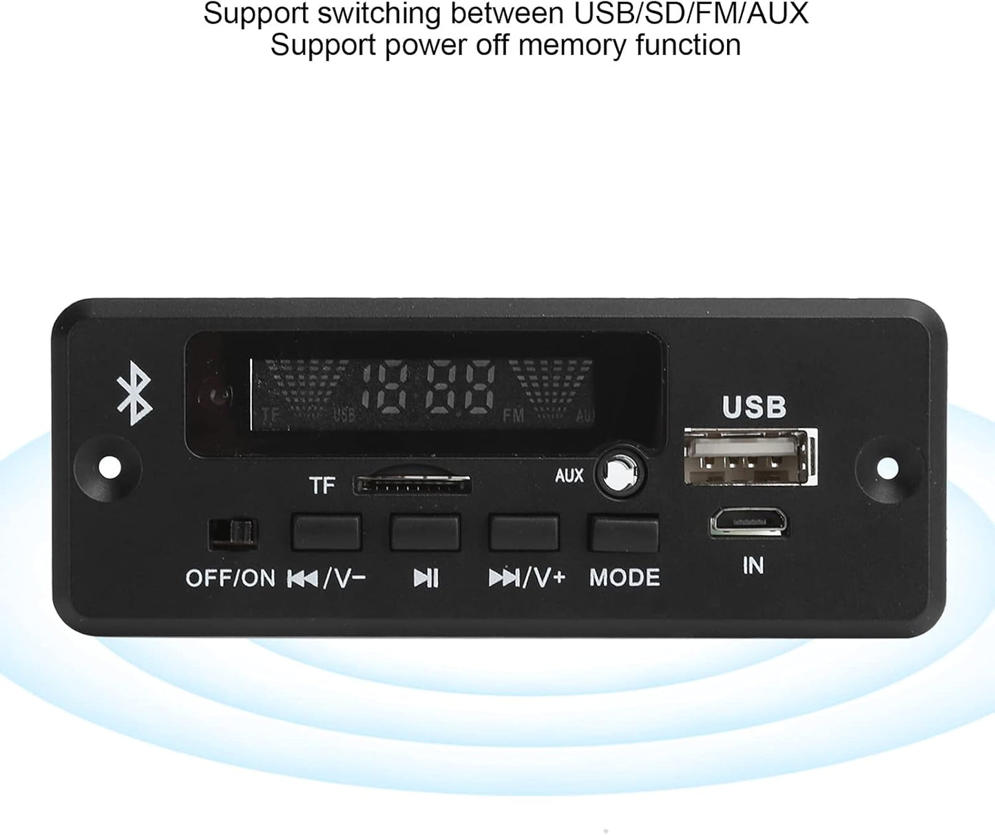 Archuu MP3 5.0 MP3 MP3 Bluetooth Decoding Board Module, Universal Bluetooth WAV Decoding Board Module Decoder Board