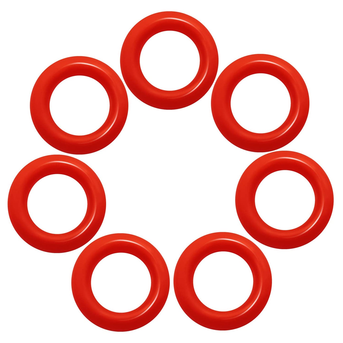 ThreeBulls 120Pcs Clear Rubber O-Ring Keyboard, O-Rings Keycaps, Switch Dampeners Keycap, for Cherry MX Key Switch