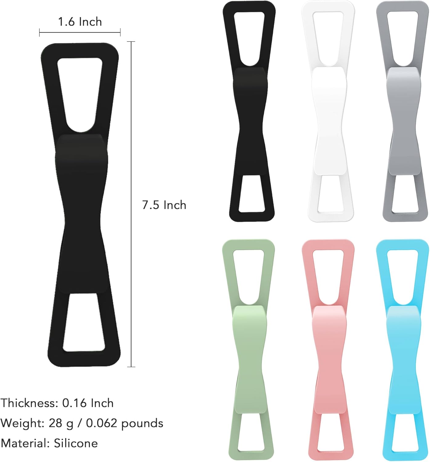 SEPTBEAM Ergonomic Silicone Hand Strap Holder for Kindle and Teblets - Handed Reading, Minimize Drops & Fatigue
