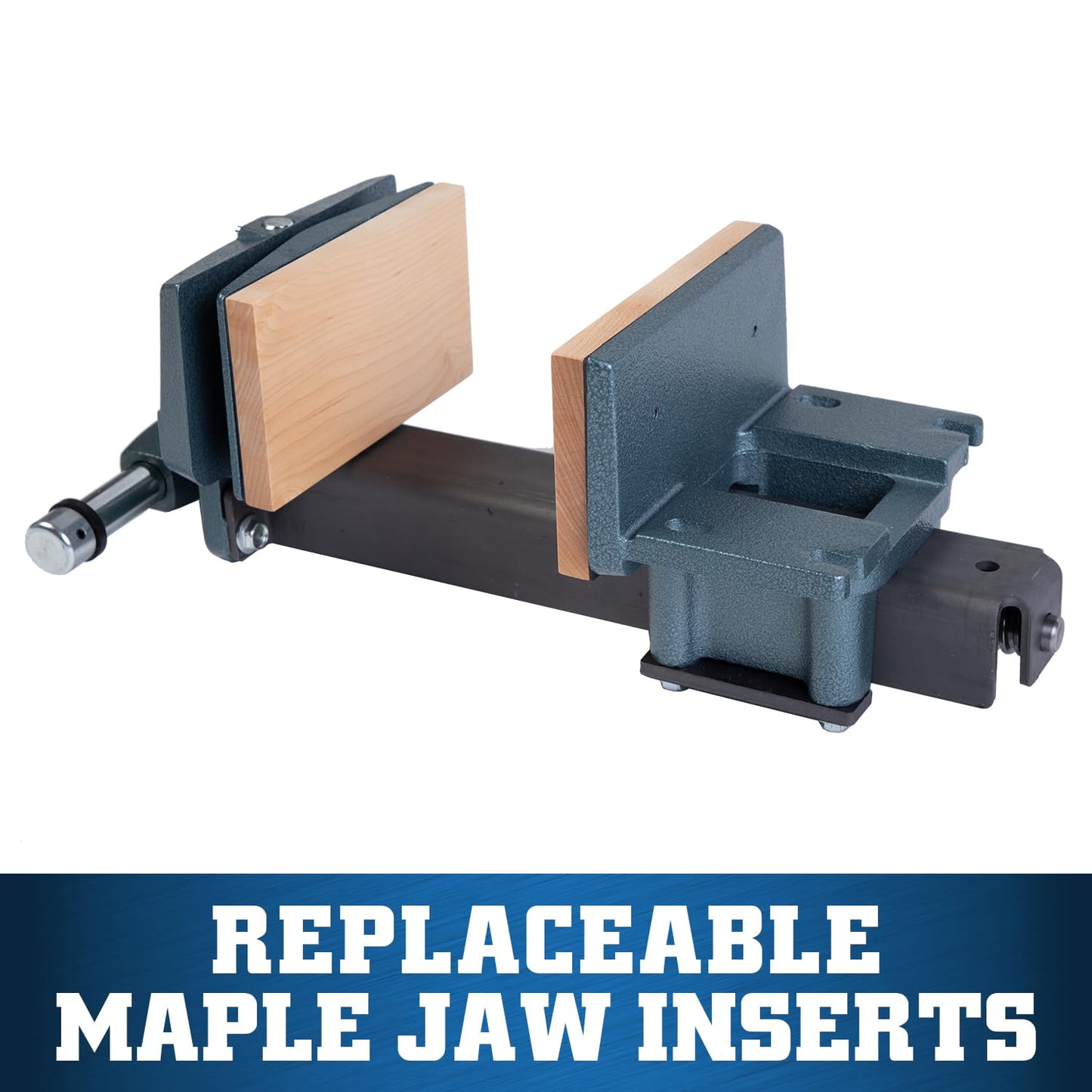 Wilton Woodworking Vise, 4" x 7" Jaw, 10" Max Jaw Opening, Rapid-Action (Model 78A)