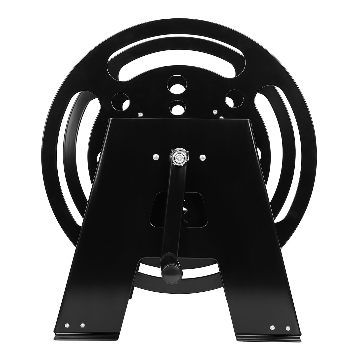 RV Extension Cord Reel Stand, 50-200 FT RV Extension Cord Reel Holder with Durable Bearings, Metal Heavy Duty Power Cord Storage Reel with Anti-rust Coating