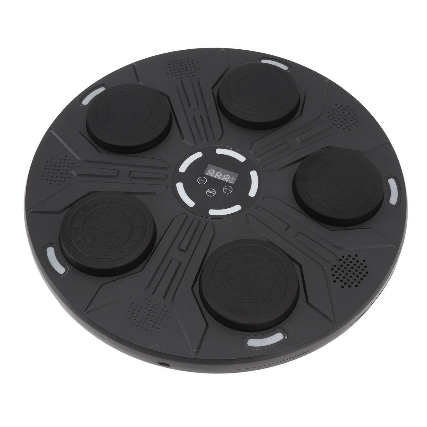 Qinlorgo Music Boxing Machine, Rechargeable Bluetooth Electronic Boxing Target with Adjustable Light Jumping Speed, Wall Mounted Punching Equipment for Kids Adults Home