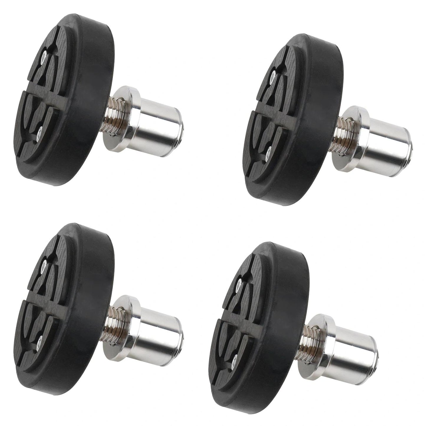 SONAKY 4pcs Shaft Diameter 38mm Car Lift Rubber Tray, 4-9cm Plus-High Car Lift Feet Pads Replace for 2 Post Car Lift Bridge Jack Car Heightening Feet Tray