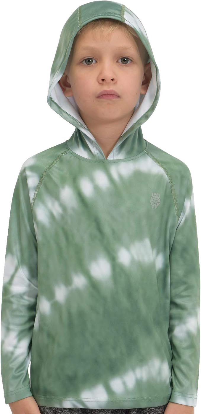 Hoodies for Boys Outdoor Recreation Shirts - Youth Athletic Tops Sun Protection UPF 50+