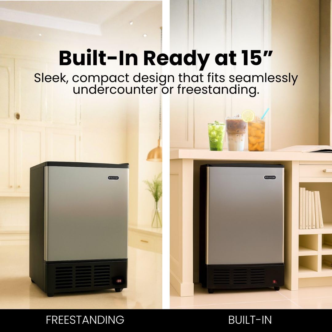 Whynter UIM-155 Stainless Steel Built-In Ice Maker