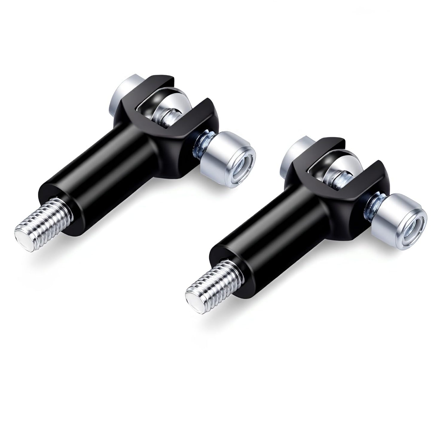 Passenger Foot Peg Support Mount Clevis Kit Compatible With Harley Davidson Softail 2000-2006 (Black)