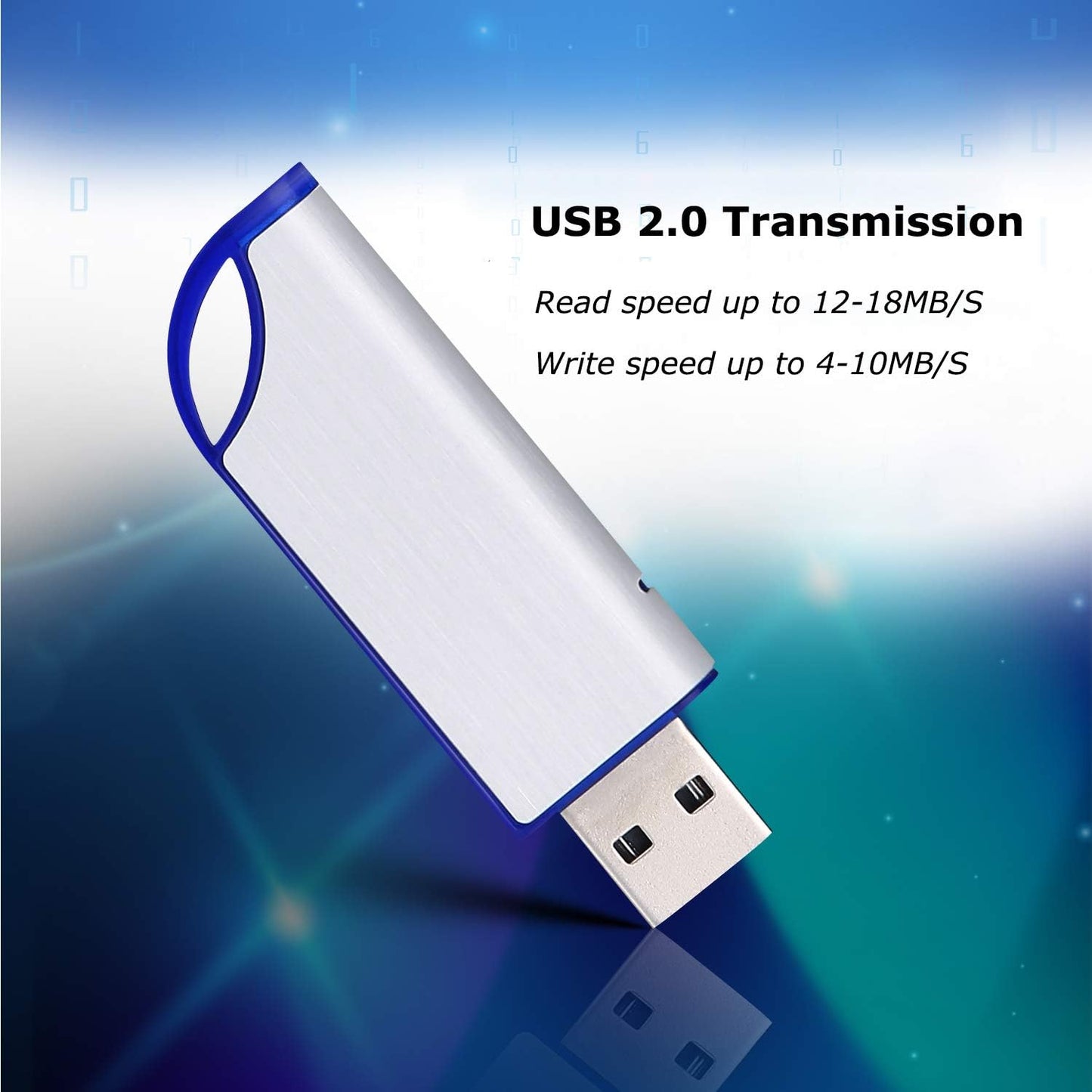 BlumWay 32GB FAT32 2.0 Card/Cassette Format USB Flash Drives, USB Memory Stick for Game Capture